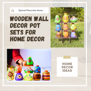 Wooden Wall Decor Pot Sets For Home Decor
