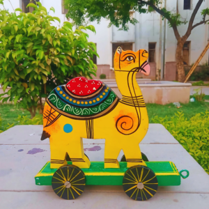 Handicraft Wooden Camel Pull Along Toy